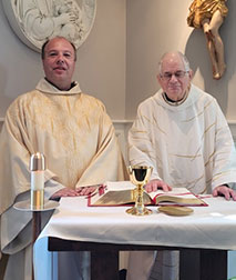 Father John Christianson and Father Jerry Rogers